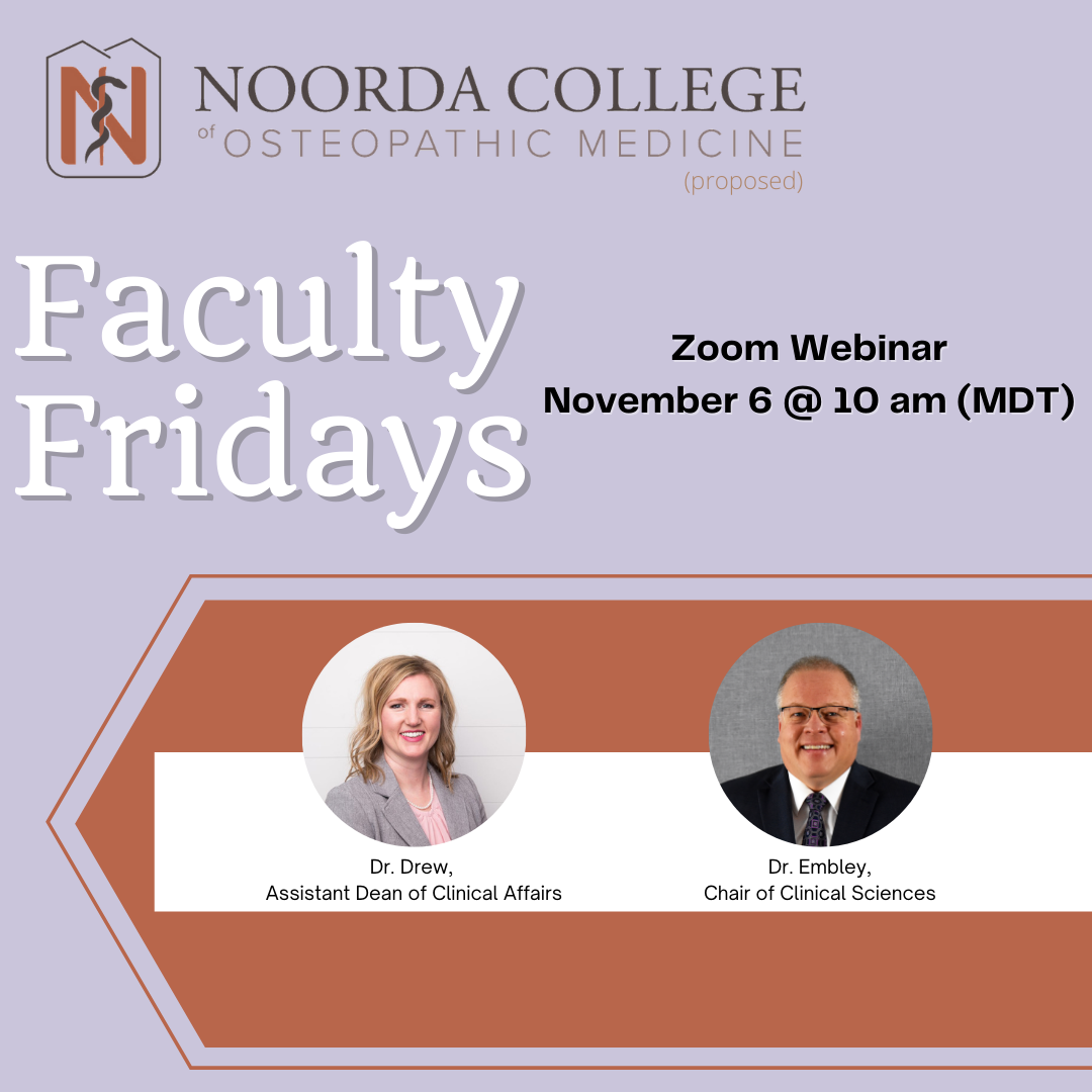 Faculty Friday 11/6/20